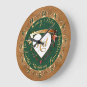 3de Jubileum Leder Afbeelding Grote Klok (Hoek)