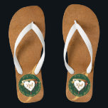 3de Jubileum  Leder Afbeelding Teenslippers<br><div class="desc">Op zoek naar rechts,  flipflops van 3 jaar die hun verjaardag vieren?! Ik heb deze ontworpen met 'gewaagd' in het achterhoofd en de traditionele jade- en lederbeelden samen met uw medailletekst en mijn fancy hart maken een regaal en passend ontwerp voor uw speciale dag!</div>