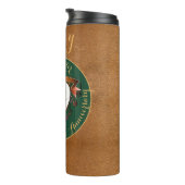 3de Jubileum  Leder Afbeelding Thermosbeker (Geroteerd rechts)