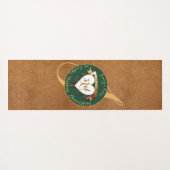 3de Jubileum Leder Afbeelding Yogamat (Achterkant (horizontaal))