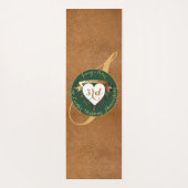 3de Jubileum Leder Afbeelding Yogamat (Achterkant)