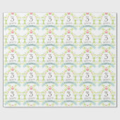 3de Jubileum Love Heart Gift Wrap Cadeaupapier (Vlak)