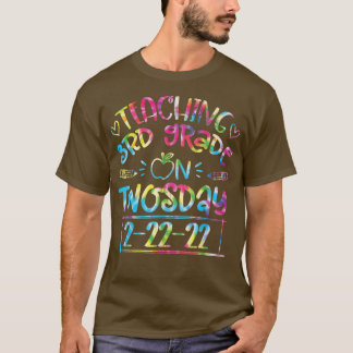 3de klas op tweedaagse 22222 grappige leraren t-shirt