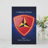 3de maart Div Briefpapier (Staand voorkant)