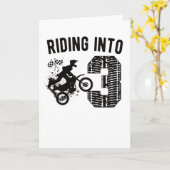 3de verjaardag: Gift Dirt Bike 3 jaar oude motocro Kaart (Gele Bloem)
