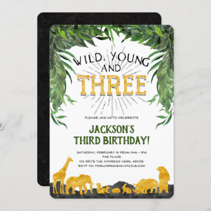 3de verjaardag, Wild young en drie Kaart