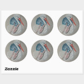 3Dimensional Stork Sticker (Vel)