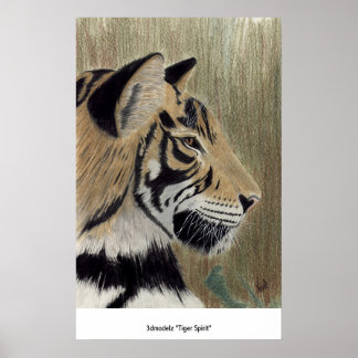 3dmodelz "Tiger Spirit" Poster