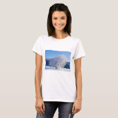 3dRose, Canada, Manitoba, Grande Pointe. Fog and R T-shirt (Voorkant volledig)