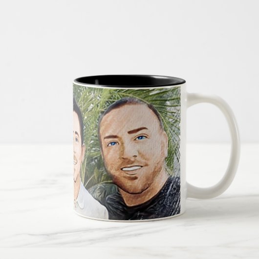 3dudes1life Beverage Cup Tweekleurige Koffiemok (Rechts)