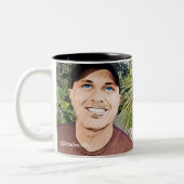 3dudes1life Beverage Cup Tweekleurige Koffiemok (Links)