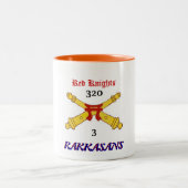 3e 320e Artillary Red Knight Rakkasans mok (Center)