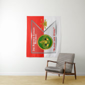 3e ACR Pantserregiment "Brave Rifles" Wandkleed (In situ)