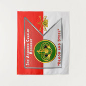 3e ACR Pantserregiment "Brave Rifles" Wandkleed (Voorkant)