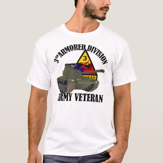 3e AD Vet - M-48 Patton Tank (Voorkant)