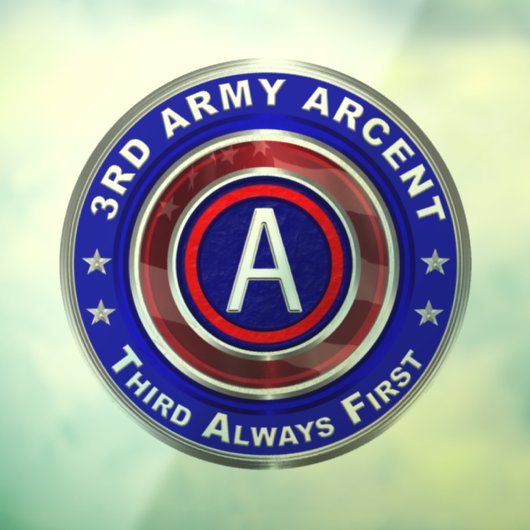 3e ARCENT Raamsticker (Vel 3)