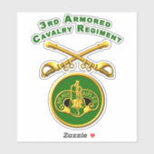 3e Armored Cavalry Regiment ACR Sticker (Vel)