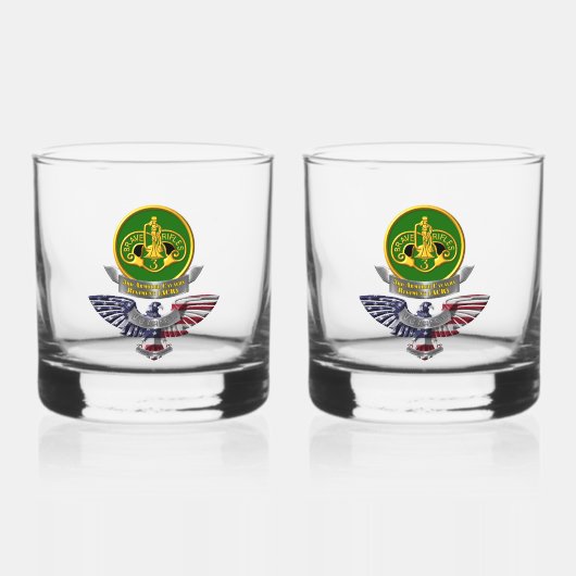 3e Armored Cavalry Regiment ACR Whisky Glas (Voorkant)