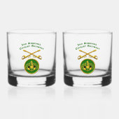3e Armored Cavalry Regiment ACR Whisky Glas (Voorkant)