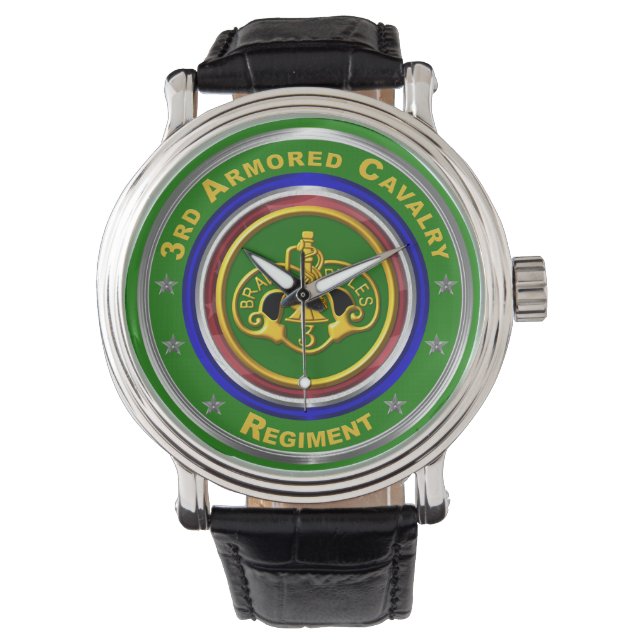 3e Armored Cavalry Regiment Horloge (Voorkant)