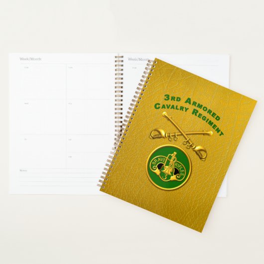 3e Armored Cavalry Regiment Planner (Display)