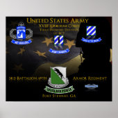 3e bataljon, 69e Armor Regiment (3-69 AR) Poster (Voorkant)