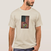 3e bataljon - 75e Ranger American Flag T-Shirt (Voorkant)