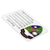 3e Bataljon - 75e Ranger Regiment Magnet 4x6 Magneet (Rechterzijde)
