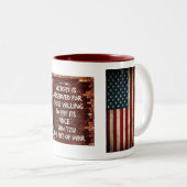 3e bataljon - 75e woede w/Tab - Overwinnende Mok (Voorkant rechts)