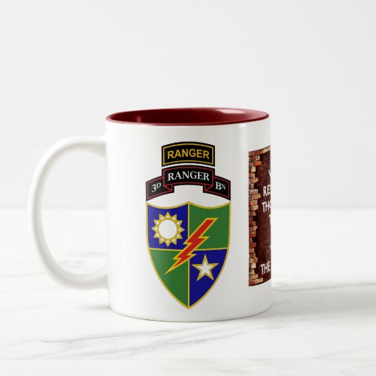 3e bataljon - 75e woede w/Tab - Overwinnende Mok (Links)