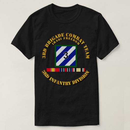 3e BCT 3e ID OIF w Svc Linten T-shirt (Design voorkant)
