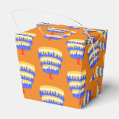 3e Birthday Blue Cake Bedankdoosjes (Achterkant)