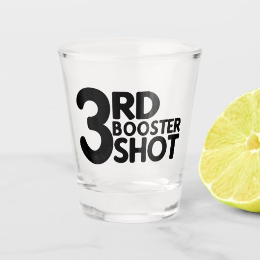 3e booster shot glas (Voorkant)