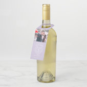 3e bruiloft Jubileum foto kristal edelsteen hart Flessenhanger (Schuin)