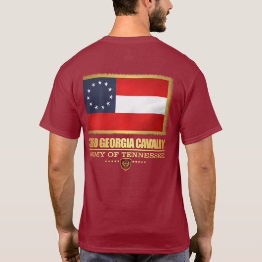 3e Cavalerie van Georgië (F10) T-shirt (Achterkant)