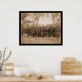3e Connecticut Infanterie in Camp Douglass 1861 Poster (Keuken)