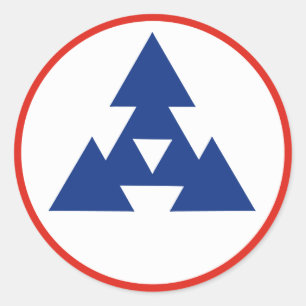 3e COSCOM Duitsland Ronde Sticker