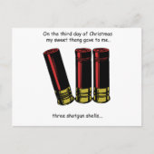 3e dag Redneck Kerstmis Feestdagenkaart (Voorkant)