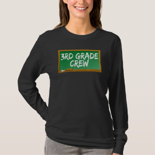 3e Derde Klas Groep Krijtbord Schoolbord T-shirt