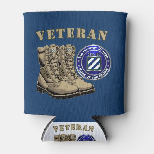 3e divisie infanterie blikjeskoeler (Voorkant)