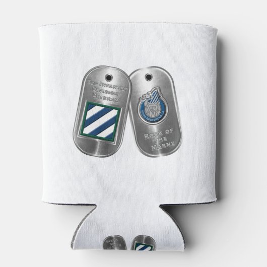 3e divisie infanterie blikjeskoeler (Achterkant)