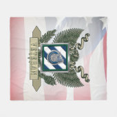 3e divisie infanterie fleece deken (Voorkant (Horizontaal))