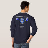 3e divisie T-shirt lange hoes (Achterkant volledig)