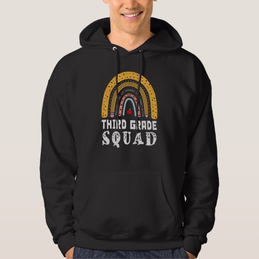 3e divisie van de derde klas regenboogvaarder hoodie (Voorkant)