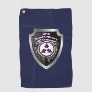3e Duurzaamheidscommando (expeditionair) schild Golfhanddoek