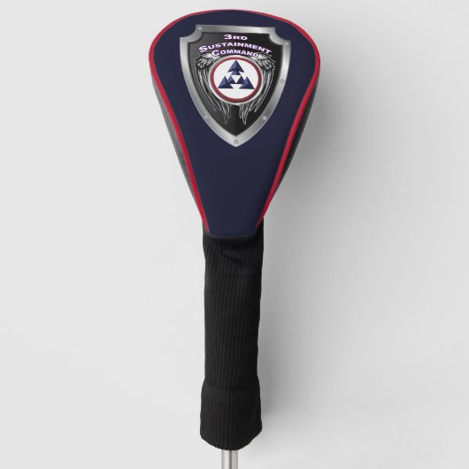 3e Duurzaamheidscommando (expeditionair) schild Golfheadcover (Voorkant)