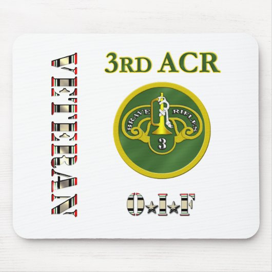 3e gepantserde cavalerie OIF Muismat (Voorkant)
