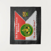 3e Gepantserde Cavalerie Regiment ACR “Brave Rifle Wandkleed (Voorkant)