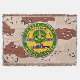 3e Gepantserde Cavalerie Regiment Desert Storm Vet Deken