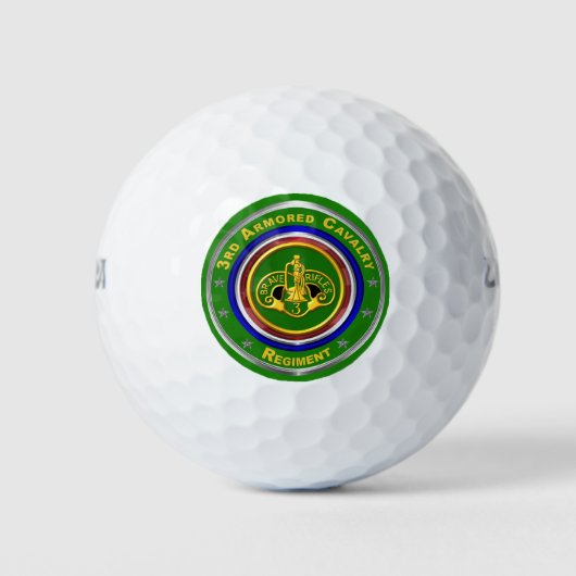 3e Gepantserde Cavalerie Regiment Golfballen (Voorkant)